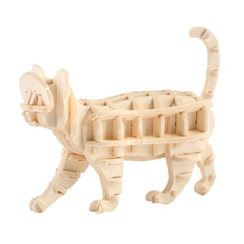 Papierpuzzle – Kunststatue aus Papier einer Wanderkatze | Kreatives Puzzle zum Bau von Katzenmodellen | Lustiges Cartoon-Figur-Puzzle | Das mit von GEDOX