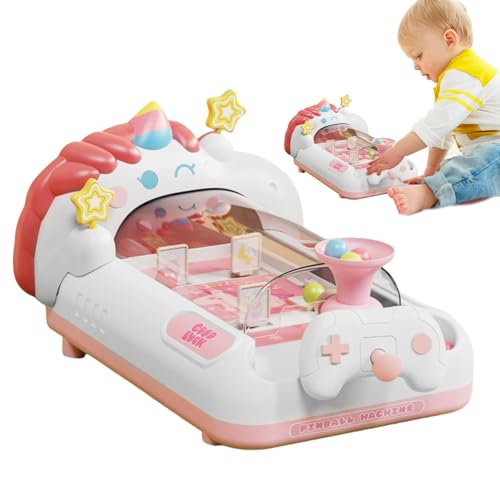 Pinball-Spiele für Kinder, Pinball-Maschine für Kinder, Arcade-Maschine mit Musik und Licht, interaktives Spielzeug, Lernmaschinen für Kinder von 3 bis 6 Jahren von GEDOX