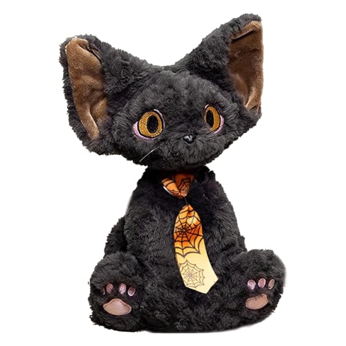 Plüschtier mit Katze, 29,5 cm (11,8 Zoll), niedliche Plüschdekoration, Plüschtier für Katzen, ergänzende Schreibtischdekoration von GEDOX