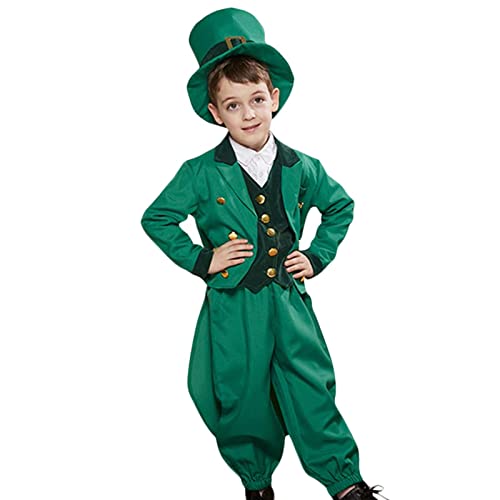 St. Patrick's Day Cowboyhut für St. Patrick's Day Kostüm Hüte für St. Patrick's Day Irischer Tag mit grünem , Frack und Hose St. Patrick's Day Cowboyhut für St. Patrick's Day Kostüm Hüte für St. Patrick's Day Irischer Tag mit grünem , Frack und Hose von GEDOX