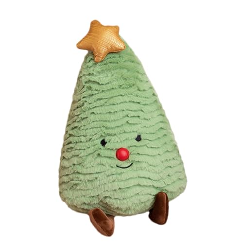 Weihnachtskissen, Lebkuchenmann-Kissen, gefüllte Weihnachtskissen, Plüschkissen, 30 cm, Weihnachtsdekoration von GEDOX