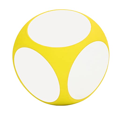 GEERYZHE Leere Würfel, Würfel Kubikschreibende Art Dice Unterrichten von Blanko -Würfeln, das Accessoire Unterrichtet (Yellow) von GEERYZHE