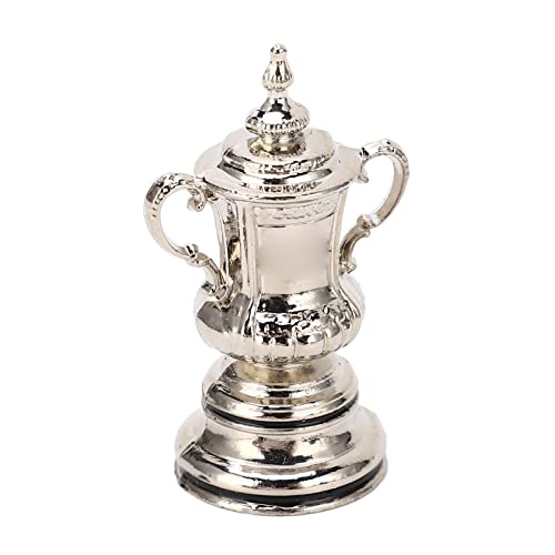 GEERYZHE Mini Soccer Trophy Cup - Realistischer Metallfußballpreis für Game Decor & Ornamente | Langlebige Miniaturfußballmeisterschaft Replik für Büro -Heimdekoration von GEERYZHE
