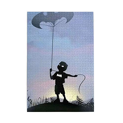 Fledermausmann-Puzzle, 1000 Teile, 75,4 x 50,3 cm – Puzzle – dicke, stabile Teile, anspruchsvolle Familienaktivität, tolle Geschenkidee Fledermausmann-Puzzle, 1000 Teile, 75,4 x 50,3 cm – Puzzle – dicke, stabile Teile, anspruchsvolle Familienaktivität, tolle Geschenkidee von GEHIYPA