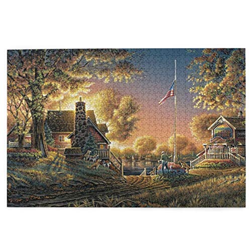 Good Evening, America! Puzzle, 1000 Teile, 75,4 x 50,3 cm - Puzzle - dicke, stabile Teile, anspruchsvolle Familienaktivität, tolle Geschenkidee Good Evening, America! Puzzle, 1000 Teile, 75,4 x 50,3 cm - Puzzle - dicke, stabile Teile, anspruchsvolle Familienaktivität, tolle Geschenkidee von GEHIYPA