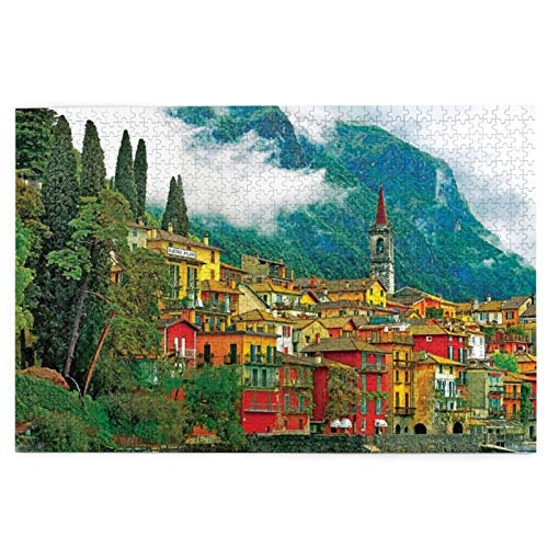 Mediterranes Wasserfront Puzzle, 1000 Teile, 75,4 x 50,3 cm - Puzzle - Dicke, stabile Teile, herausfordernde Familienaktivität, tolle Geschenkidee Mediterranes Wasserfront Puzzle, 1000 Teile, 75,4 x 50,3 cm - Puzzle - Dicke, stabile Teile, herausfordernde Familienaktivität, tolle Geschenkidee von GEHIYPA