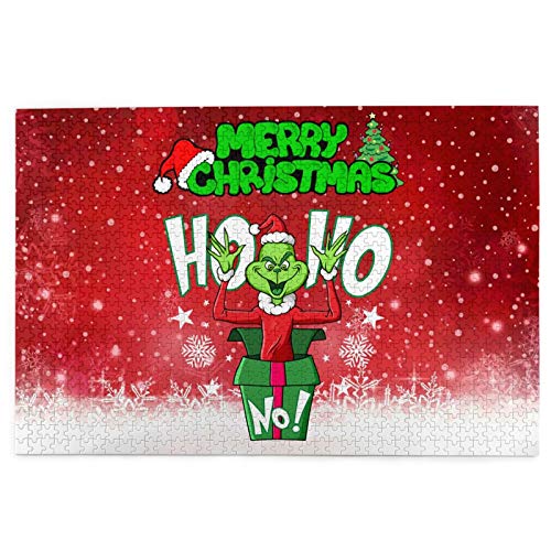 Merry Christmas Puzzle, 1000 Teile, 75,4 x 50,3 cm - Puzzle - Dicke, stabile Teile, anspruchsvolle Familienaktivität, tolle Geschenkidee Merry Christmas Puzzle, 1000 Teile, 75,4 x 50,3 cm - Puzzle - Dicke, stabile Teile, anspruchsvolle Familienaktivität, tolle Geschenkidee von GEHIYPA