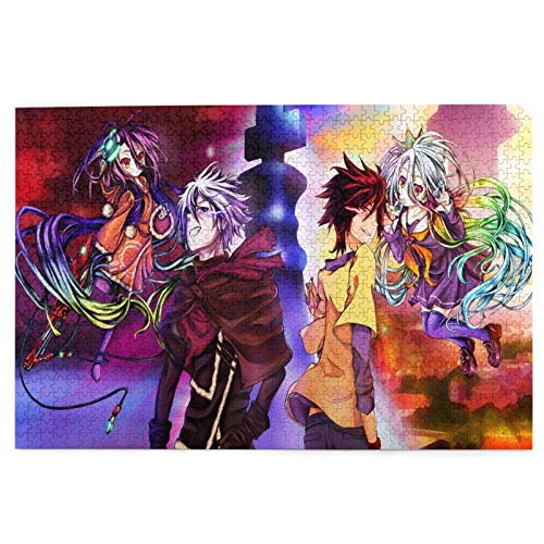 No Game No Life Puzzle, 1000 Teile, 75,4 x 50,3 cm - Puzzle - Dicke, stabile Teile, herausfordernde Familienaktivität, tolle Geschenkidee No Game No Life Puzzle, 1000 Teile, 75,4 x 50,3 cm - Puzzle - Dicke, stabile Teile, herausfordernde Familienaktivität, tolle Geschenkidee von GEHIYPA