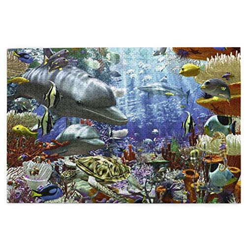 Oceanic Wonders Puzzle, 1000 Teile, 75,4 x 50,3 cm - Puzzle - dicke, stabile Teile, herausfordernde Familienaktivität, tolle Geschenkidee Oceanic Wonders Puzzle, 1000 Teile, 75,4 x 50,3 cm - Puzzle - dicke, stabile Teile, herausfordernde Familienaktivität, tolle Geschenkidee von GEHIYPA
