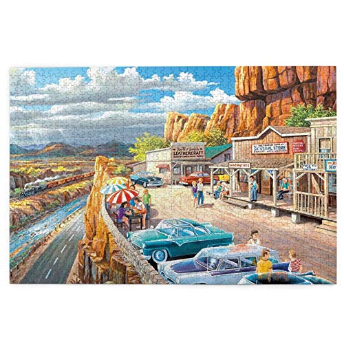 Scenic Overlook Puzzle, 1000 Teile, 75,4 x 50,3 cm - Puzzle - dicke, stabile Teile, anspruchsvolle Familienaktivität, tolle Geschenkidee Scenic Overlook Puzzle, 1000 Teile, 75,4 x 50,3 cm - Puzzle - dicke, stabile Teile, anspruchsvolle Familienaktivität, tolle Geschenkidee von GEHIYPA