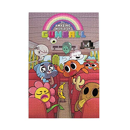 The Amazing World Of Gumball Poster Puzzle, 1000 Teile, 75,4 x 50,3 cm - Puzzle - Dicke, stabile Teile, herausfordernde Familienaktivität, tolle Geschenkidee The Amazing World Of Gumball Poster Puzzle, 1000 Teile, 75,4 x 50,3 cm - Puzzle - Dicke, stabile Teile, herausfordernde Familienaktivität, tolle Geschenkidee von GEHIYPA
