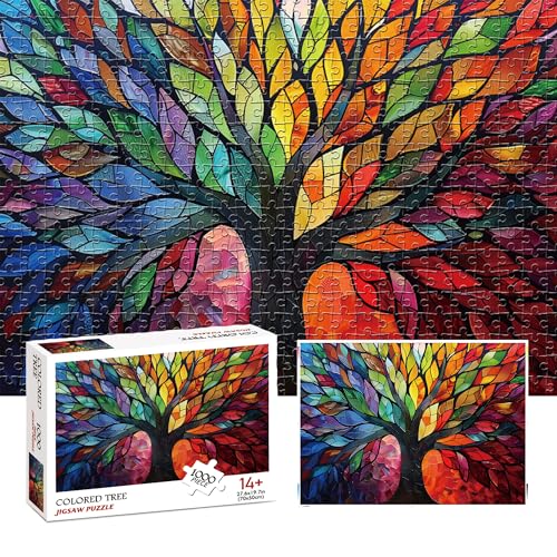 1000 Stück Colofultree Puzzle für Erwachsene, herausforderndes Puzzle; Puzzlespielzeug ab 14 Jahren besondere Anlässe & Geburtstage. 1000 Stück Colofultree Puzzle für Erwachsene, herausforderndes Puzzle; Puzzlespielzeug ab 14 Jahren besondere Anlässe & Geburtstage. von GELGLOCK
