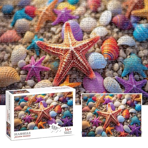 1000 Stück Seashells Puzzle für Erwachsene, herausforderndes Puzzle; Puzzlespielzeug ab 14 Jahren, besondere Anlässe & Geburtstage. 1000 Stück Seashells Puzzle für Erwachsene, herausforderndes Puzzle; Puzzlespielzeug ab 14 Jahren, besondere Anlässe & Geburtstage. von GELGLOCK