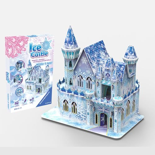 3D Puzzle Eisburg – Kreatives Lernspielzeug für Kinder, Eltern-Kind-Aktivitäten, Montessori-Spielzeug zur frühen Bildung, DIY Modellbau-Set, Jungen & Mädchen (62 Teile) von GELGLOCK