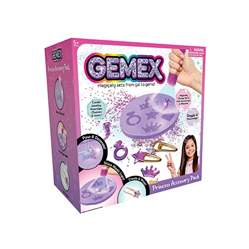 GEMEX - Die Werkstatt, um ihr eigenes Schmuckstück zu kreieren – bereit in weniger als 3 Minuten – für noch mehr Schmuck und Accessoires – Themenpaket Prinzessin der neuen Generation von GEMEX