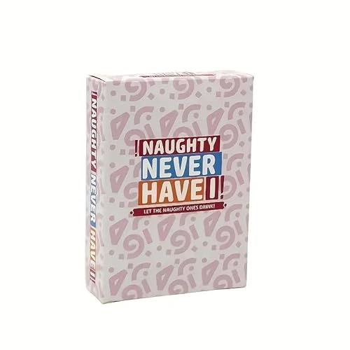 GEN:ZAI Naughty Never Have I Ever Kartenspiel - Lustiges Partyspiel für Erwachsene, für Paare, Freunde, Spieleabende & Trinkspiele - 100 lustige, freche Aufforderungen - Tolles Geschenk für Erwachsene GEN:ZAI Naughty Never Have I Ever Kartenspiel - Lustiges Partyspiel für Erwachsene, für Paare, Freunde, Spieleabende & Trinkspiele - 100 lustige, freche Aufforderungen - Tolles Geschenk für Erwachsene von GEN:ZAI