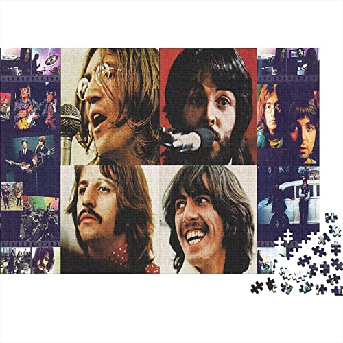 The Beatles Puzzles 1000 Teile Für Erwachsene Kinder|Rockband Musik|1000 Teile Puzzle Lernspiele Heimdekoration Puzzle 1000pcs (75x50cm) von GENBAK