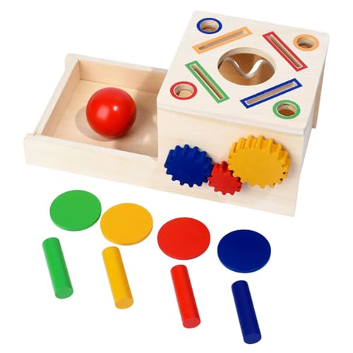 Farbanpassung feinmotorisches Spielzeug, hölzerne Farbsortierspielzeug | Kinderform Sorting Coin Box | Mehrzweck-Entwicklungsspielzeug für Weihnachten, Ostern, Kindertag, Geburtstag Farbanpassung feinmotorisches Spielzeug, hölzerne Farbsortierspielzeug | Kinderform Sorting Coin Box | Mehrzweck-Entwicklungsspielzeug für Weihnachten, Ostern, Kindertag, Geburtstag von GENERIC