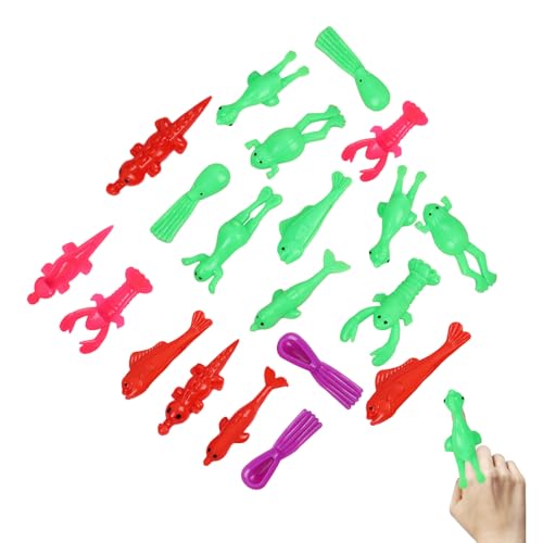 -Fingerspielzeug,Klebriges, dehnbares Finger-Spielzeug für Fliegende Meereslebewesen - Slingshot Marine Life, Finger Flying Marine Life Katapult Spielzeug für Mädchen von GENERIC