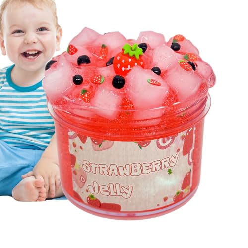 Geleewürfel | Knusprige Jelly Cubes | Weiches -Schlamm-Spielzeug aus Kristallkleber, Nicht klebend, ideal als Stressabbau-Spielzeug, Partygeschenk für und Mädchen Geleewürfel | Knusprige Jelly Cubes | Weiches -Schlamm-Spielzeug aus Kristallkleber, Nicht klebend, ideal als Stressabbau-Spielzeug, Partygeschenk für und Mädchen von GENERIC