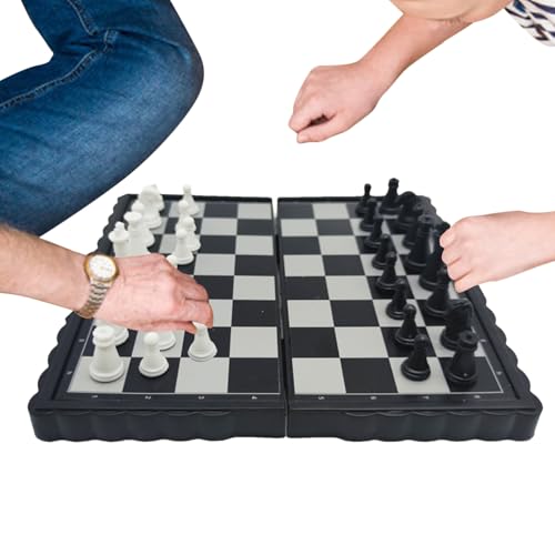 Magnetischer Schachsatz | Reisebeihegeradium | Holzschachbrettspiel Für Erwachsene Und Kinder | Spiel Für Bildungsprüfer & Schach, Weihnachten, Geburtstage Und Familienversammlungen Magnetischer Schachsatz | Reisebeihegeradium | Holzschachbrettspiel Für Erwachsene Und Kinder | Spiel Für Bildungsprüfer & Schach, Weihnachten, Geburtstage Und Familienversammlungen von GENERIC