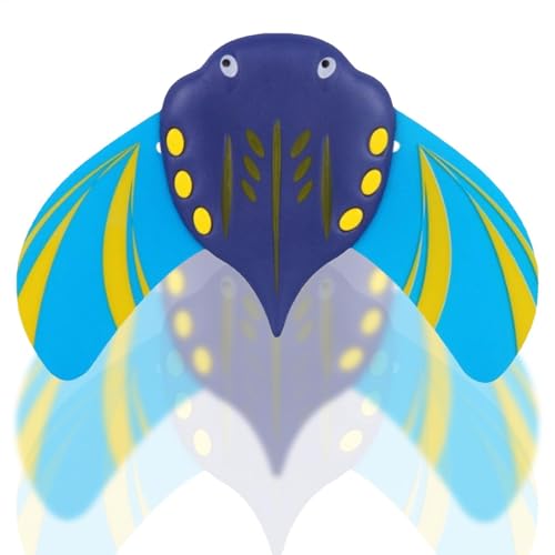 Meereskreaturen Badspielzeug, Fischbadspielzeug | Hydrodynamisches Manta -Ray -Modell - Hydrodynamisches Meeresschwimmen Fischtiere Interaktives Spiel für Jugendliche Mädchen von GENERIC