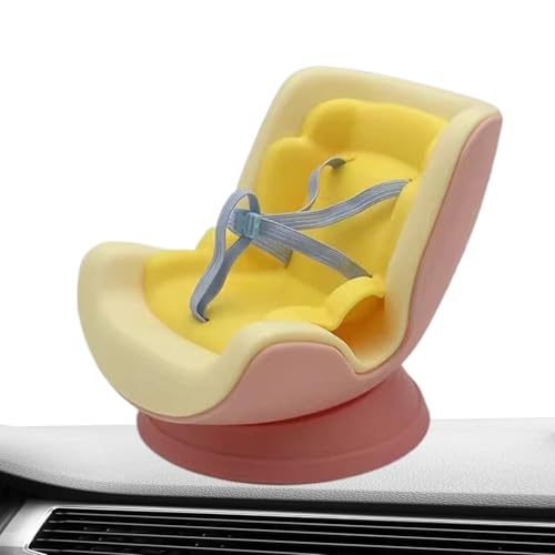 Mini Doll Autositz, Puppenautositz - Ausgestopfte Puppenwagen | Luftablüftung gefüllter Spielzeugautosesse für RV, Desktop -Dekoration Ornament von GENERIC