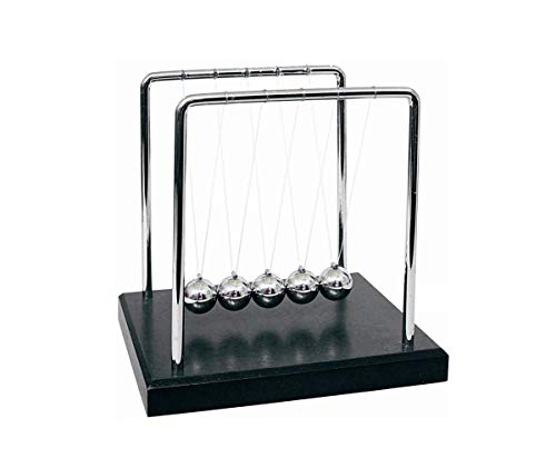Newtons Wiegen-Balance-Bälle, 19,5 cm, schwarzer Holzsockel Newtons Wiegen-Balance-Bälle, 19,5 cm, schwarzer Holzsockel von GENERIC