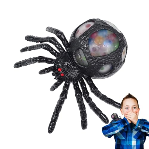 Spider Fidget Spielzeug, Anti-Stress-Spielzeug, Spinne, Halloween, kreatives Tricky-Spielzeug, Spinne zum Zusammendrücken, schwarze Spinne, bunte Perlen, Anti-Stress-Spielzeug für Erwachsene Spider Fidget Spielzeug, Anti-Stress-Spielzeug, Spinne, Halloween, kreatives Tricky-Spielzeug, Spinne zum Zusammendrücken, schwarze Spinne, bunte Perlen, Anti-Stress-Spielzeug für Erwachsene von GENERIC