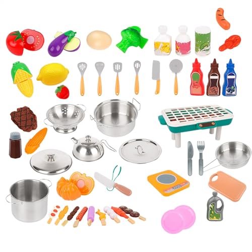 Täuschen Sie Sich Küchenutensilien Set, tun Sie Play Cooking Utensils,Pädagogische Kinder Kitchen -Spielset Accessoires - Simulation Gemüse Kochgeschirrspiel für Schulmaterialien Täuschen Sie Sich Küchenutensilien Set, tun Sie Play Cooking Utensils,Pädagogische Kinder Kitchen -Spielset Accessoires - Simulation Gemüse Kochgeschirrspiel für Schulmaterialien von GENERIC