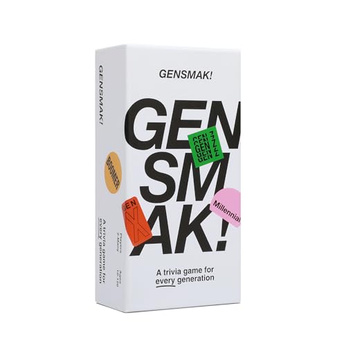 GENSMAK! - Ein Party-Trivia-Spiel für jede Generation - ab 13 Jahren von GENSMAK!
