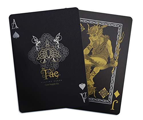 Creatures of The FAE Spielkarten von Gent Supply – Schwarz, Gold & Silber Edition Creatures of The FAE Spielkarten von Gent Supply – Schwarz, Gold & Silber Edition von GENT SUPPLY CO.