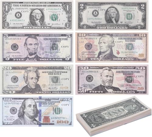 Prop Money Dollar Scheine Copy Fake Geld Spielgeld Geldscheine Falschgeld Film Spiel Banknote Banknoten Filmgeld Geldfake Spielzeug Geldschein für Party Einen Falschen Spielen Prop Money Dollar Scheine Copy Fake Geld Spielgeld Geldscheine Falschgeld Film Spiel Banknote Banknoten Filmgeld Geldfake Spielzeug Geldschein für Party Einen Falschen Spielen von GENZYRE