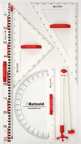 GEOLINER - Geräteplatten - Tafelzeichengeräte Zeichengeräte Tafel Schule Lehrer von GEOLINER