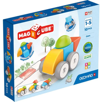 GEOMAG 507021 Magicube Blocks Cars 10 Teile von GEOMAG
