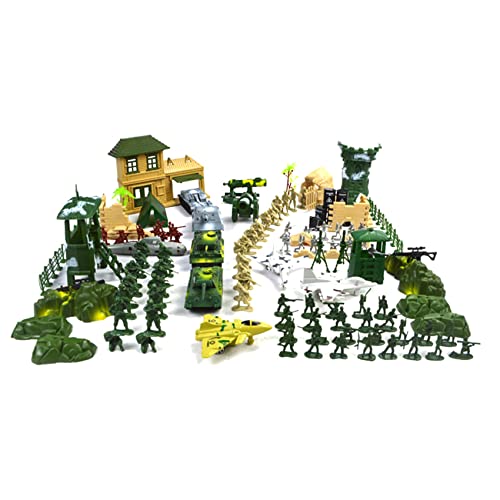GERALD 300 Teile/SäTze Simulation Statische Kriegs Soldaten, DIY Szene Mini Soldat Figuren Sand Tischspiel Geschenk Spielzeug für Kinder von GERALD