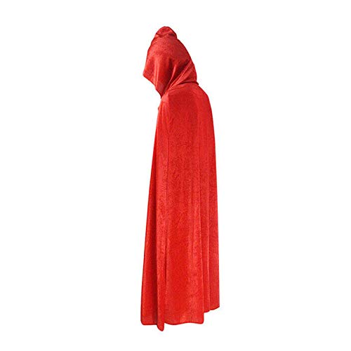 GERALD Gothic Lockerer Kapuzen Mantel Elf Karneval Halloween UmhäNge UmhäNge Kinder Robe Spielzeug Sensenmann Party Dress Up Rot von GERALD