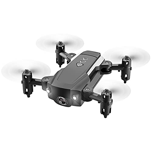 GERALD Mini Falten UAV Antenne Super Lange Ausdauer Vier Achsen Fahrzeug Kinder Fern Bedienung Flugzeug Spielzeug (1080P Kamera) von GERALD