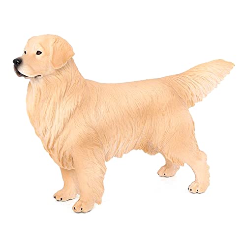 GERALD Simulation Tier Hund Modell Groß Golden Retriever Haustier Hund Wissenschaft Bildung Modelle Kinder Geschenk Spielzeug Gelb von GERALD