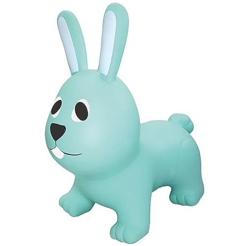 GERARDO'S Toys Jumpy Hüpftier Hase Hellblau ca. 58 cm - Hüpftiere ab 1 Jahr - Aufblasbare Tiere für drinnen & draußen - Inklusive Luftpumpe GERARDO'S Toys Jumpy Hüpftier Hase Hellblau ca. 58 cm - Hüpftiere ab 1 Jahr - Aufblasbare Tiere für drinnen & draußen - Inklusive Luftpumpe von GERARDO'S