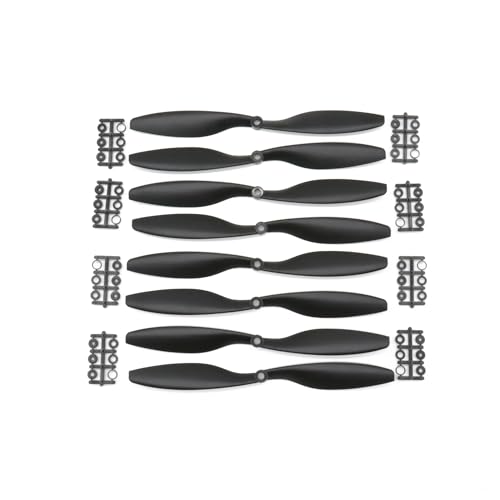 GERRIT 8 PCS 1045 Propeller for F450 F550 RC Quadcopter Drone Ersatz Requisiten Teile Zubehör (Size : Black) von GERRIT