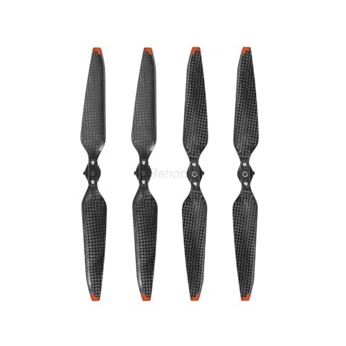 GERRIT Carbon Propeller Set Quick Release 9453F Klinge Requisiten Teile for D-JI Mavic 3/Pro/Classic Drone Zubehör(Orange 2 Pairs) von GERRIT