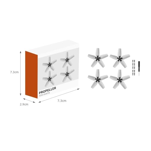 GERRIT Propeller Requisiten Klinge Ersatz Leichte Flügel Fans Propeller for D-JI Avatar Drone Zubehör (Size : 2 Pairs Propellers) von GERRIT