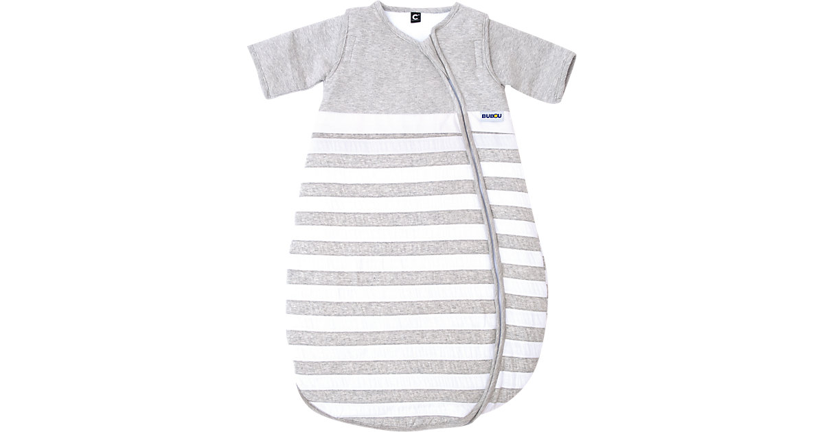 Schlafsack Bubou, gestreift weiß/grau grau/weiß Gr. 70 Schlafsack Bubou, gestreift weiß/grau grau/weiß Gr. 70 von GESSLEIN