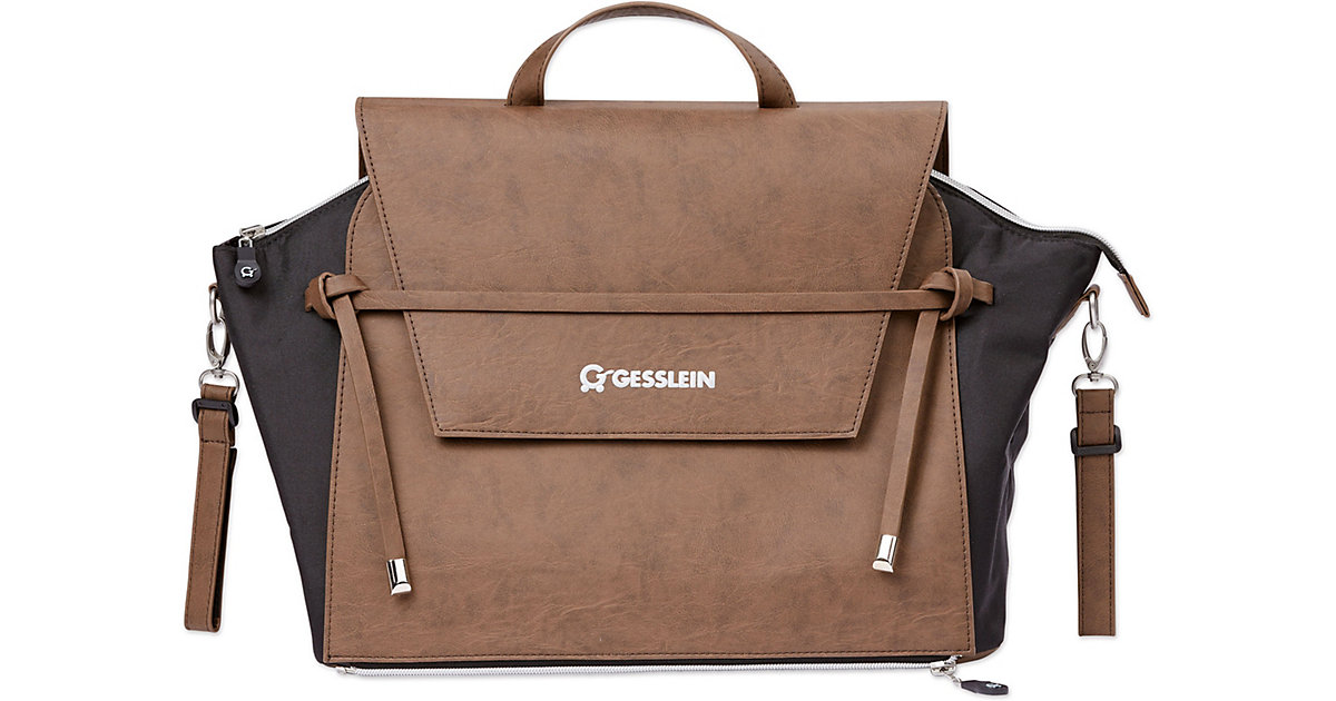 Wickeltasche N°4, tabak von GESSLEIN
