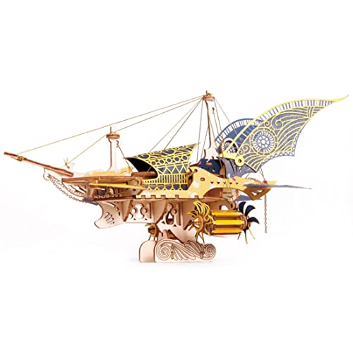3D Steampunk Puzzle Holzpuzzle ModellBausatz, 3D-Puzzles Handwerk Meisterwerk für Homer-Epos DIY Montage Fantasy Raumschiff Dekor für Kinder Erwachsene, 80Stück 3D Steampunk Puzzle Holzpuzzle ModellBausatz, 3D-Puzzles Handwerk Meisterwerk für Homer-Epos DIY Montage Fantasy Raumschiff Dekor für Kinder Erwachsene, 80Stück von GEST