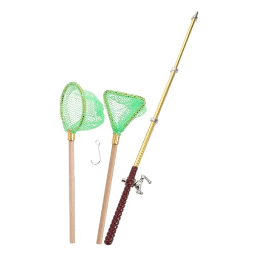 GETAJGHSD 1 Satz Angelruten Für Kinder Zubehör Für Angelruten Bausatz Spielzeug -angelrute Miniatur Rod Pod Spule Mini-angelrutenmodell Puppenhaus-strandzubehör Schwimmbad Fisch Netzwerk GETAJGHSD 1 Satz Angelruten Für Kinder Zubehör Für Angelruten Bausatz Spielzeug -angelrute Miniatur Rod Pod Spule Mini-angelrutenmodell Puppenhaus-strandzubehör Schwimmbad Fisch Netzwerk von GETAJGHSD