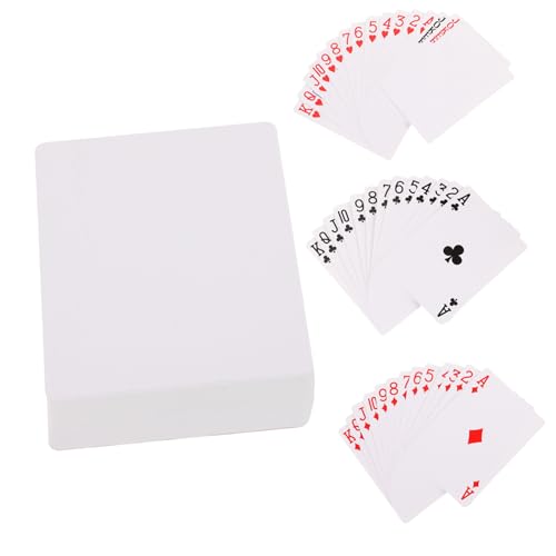 GETAJGHSD 1 Satz DIY Blank Pokerkarten Kreative Gestaltung für Partyspiele Langlebige Papierspielkarten für Unvergessliche für Familienunterhaltung und Designs GETAJGHSD 1 Satz DIY Blank Pokerkarten Kreative Gestaltung für Partyspiele Langlebige Papierspielkarten für Unvergessliche für Familienunterhaltung und Designs von GETAJGHSD