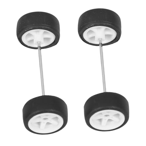 GETAJGHSD 1 Satz Gummireifen, Rc Autoreifen, Rc Auto Spielzeugreifen, Spielzeugauto Rad, Spielzeugauto Zubehör, Spielzeugrad Für DIY Kognitive Automodellreifen, Rc Auto Rad, Spielzeug von GETAJGHSD