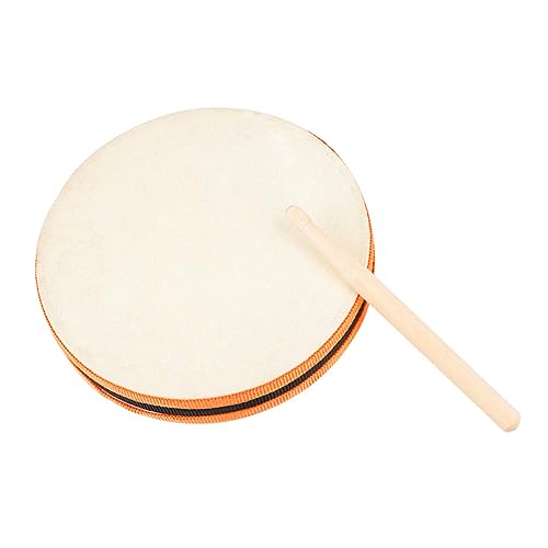 GETAJGHSD 1 Satz Handtrommel aus Holz Tragbare Doppelseitige Schlagtrommel für Frühes Lernspielzeug für Musik und Rhythmus Sicheres und Farbenfrohes Musikinstrument GETAJGHSD 1 Satz Handtrommel aus Holz Tragbare Doppelseitige Schlagtrommel für Frühes Lernspielzeug für Musik und Rhythmus Sicheres und Farbenfrohes Musikinstrument von GETAJGHSD